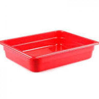 Гастроемкость 1/2 422107404 (325x265мм, h 65мм, красн.)